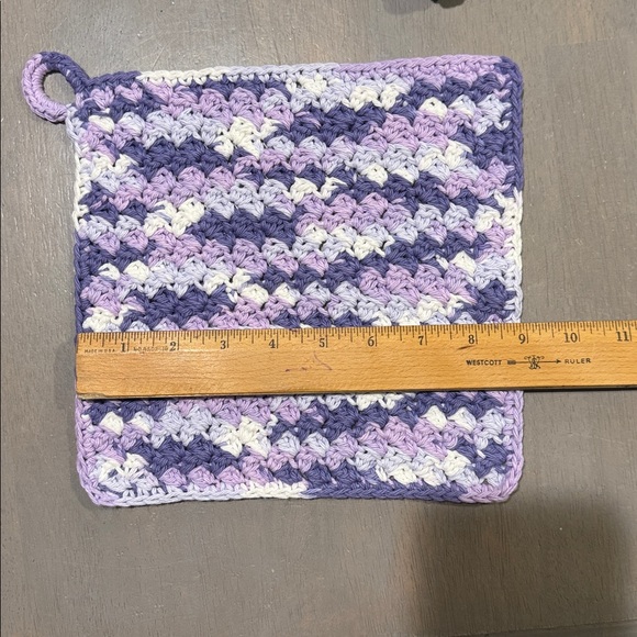 Handmade Crochet Washcloths, Facecloths Dishcloths Bath Scrubbies, 100% Cotton - Picture 4 of 5